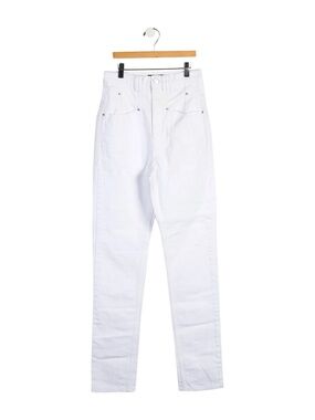 Isabel Marant White High Waisted Skinny Jeans